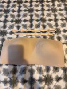 Victoria’s Secret no wire multi way Strapless Bandeau Bra - Nude